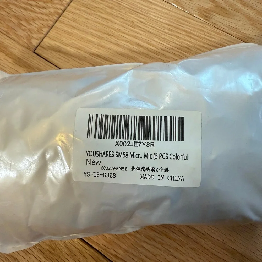 YOUSHARES SM58 Microphone Foam Windscreen Set of 5‎ New